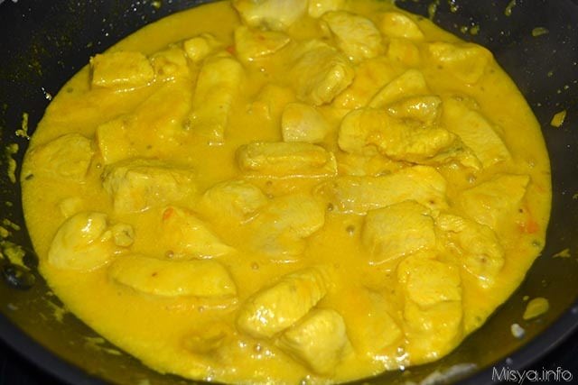 Pollo al curry 10