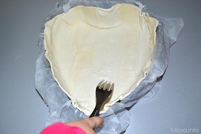 Torta salata formaggi e porcini 2