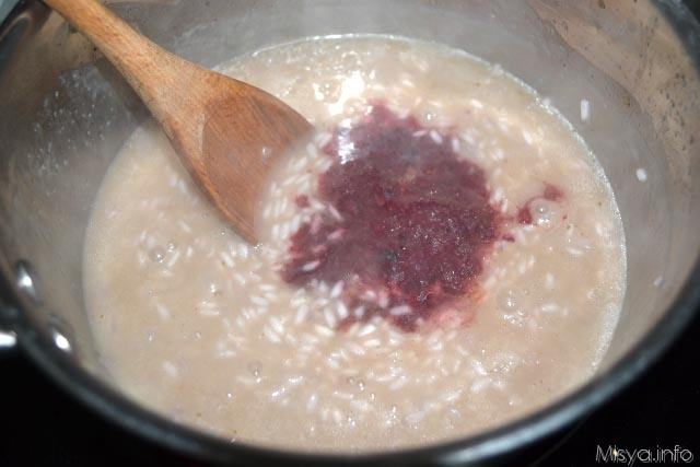 risotto ai mirtilli 8