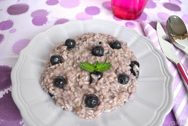 Risotto ai mirtilli