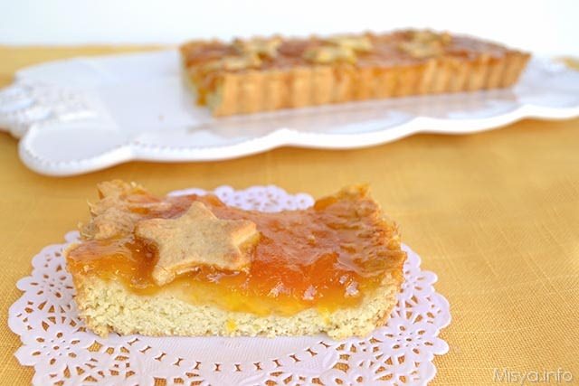 Crostata con pasta frolla agli albumi