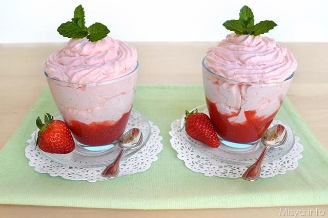 Mousse alle fragole