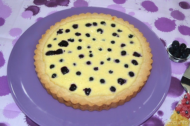 Blueberry tart