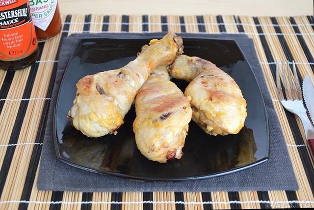 Fusi di pollo piccanti allo yogurt