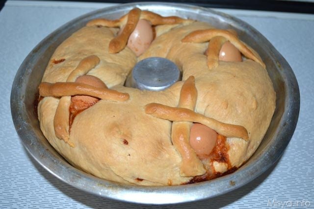 Casatiello con il lievito madre 16