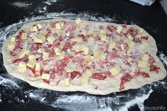 Casatiello con il lievito madre 9