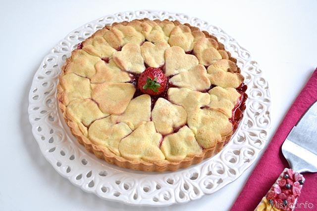 Crostata di fragole con pasta sablè