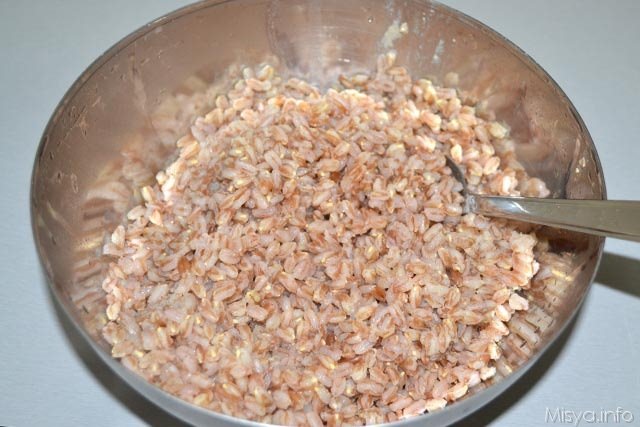 Insalata di farro con spinaci e feta 2