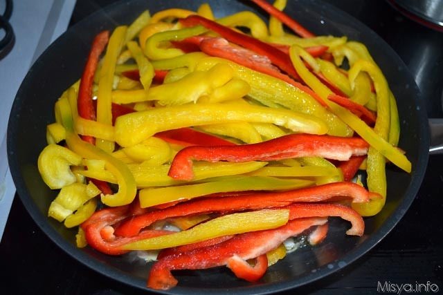 Pasta al forno ai peperoni 2b
