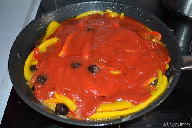 Pasta al forno ai peperoni 5