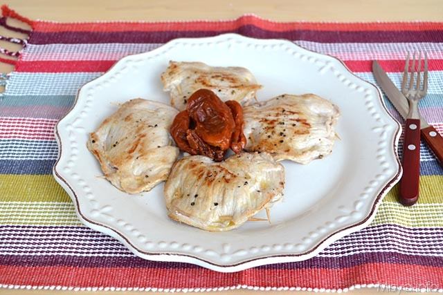 Saltimbocca di maiale con pomodori secchi