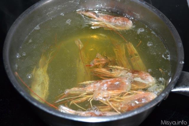 4 brodo teste gamberi