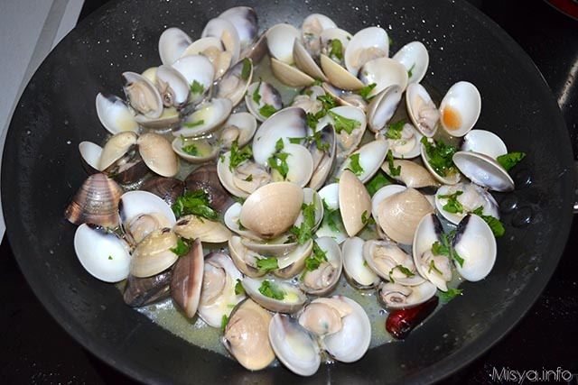 4 saute di vongole