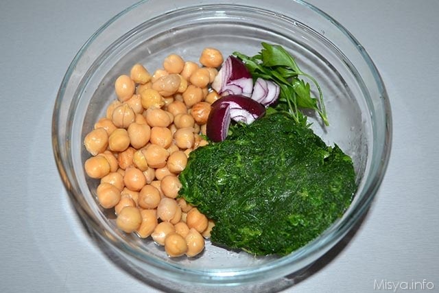 Polpette di spinaci e ceci 2