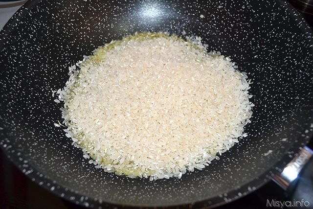risotto ai fiori di zucca e prosciutto crudo 2
