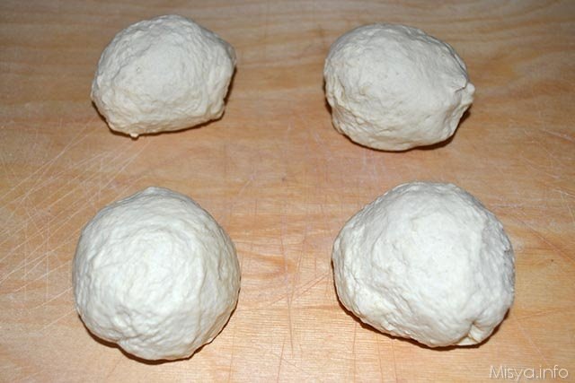 Cestini di pane pizza con insalata 5