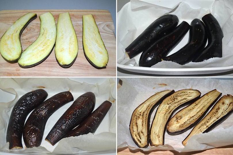 1 cuocere melanzane