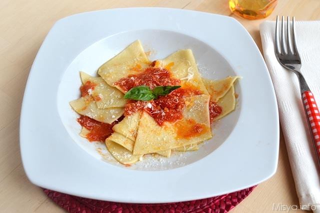 Maltagliati con i pomodorini