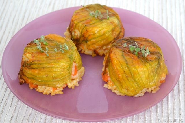 Timballini di riso alla zucca