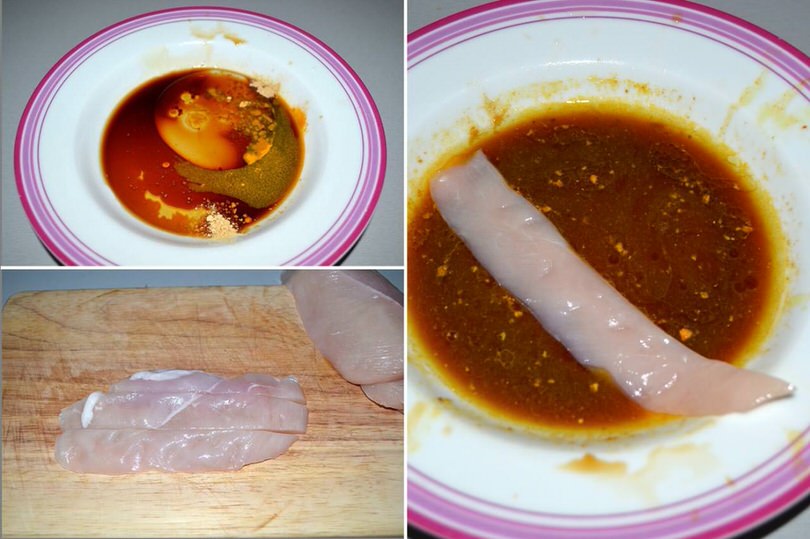 pollo soia olio