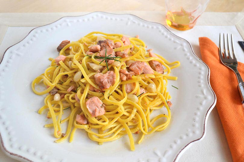 Tagliolini al salmone