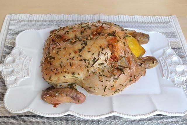 Pollo arrosto al limone