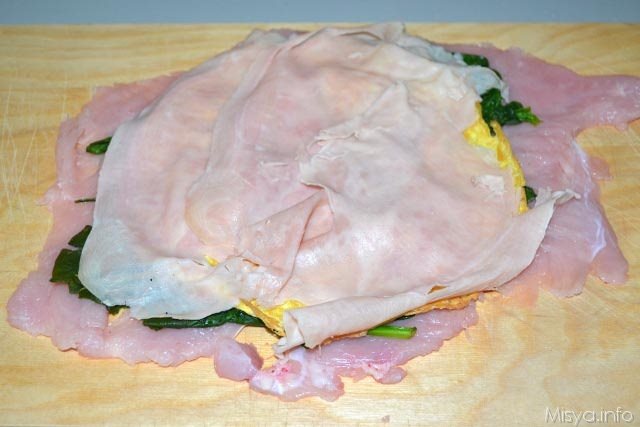 Rotolo di tacchino con spinaci 9