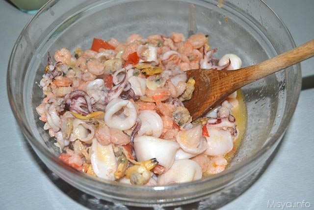 Lasagne ai frutti di mare 13