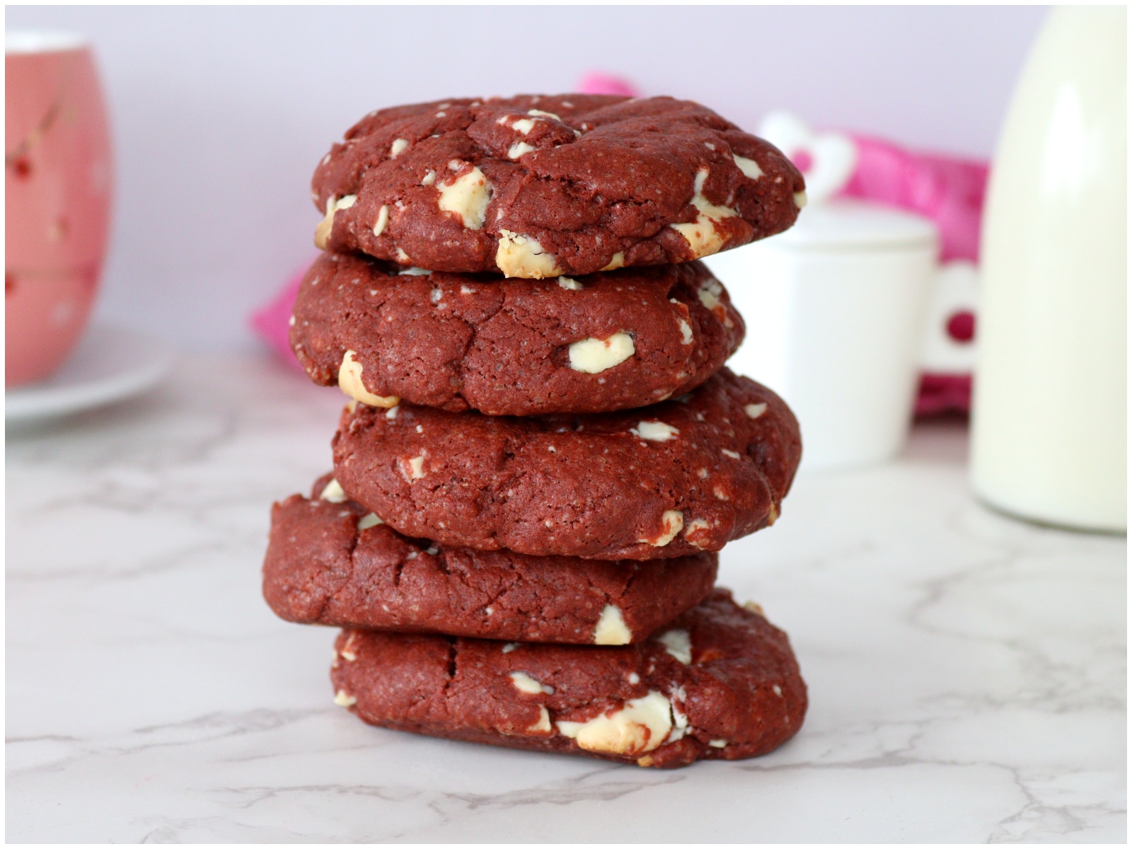 Red velvet cookies