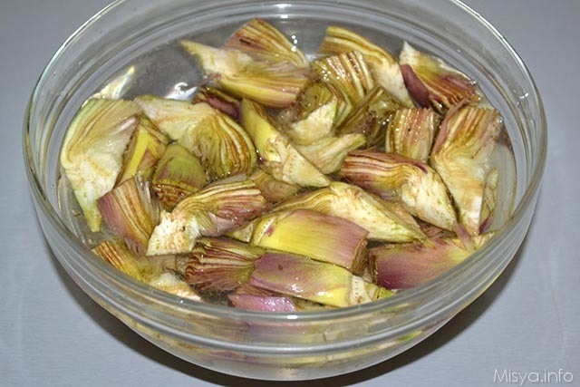 Pasta con crema di carciofi 3