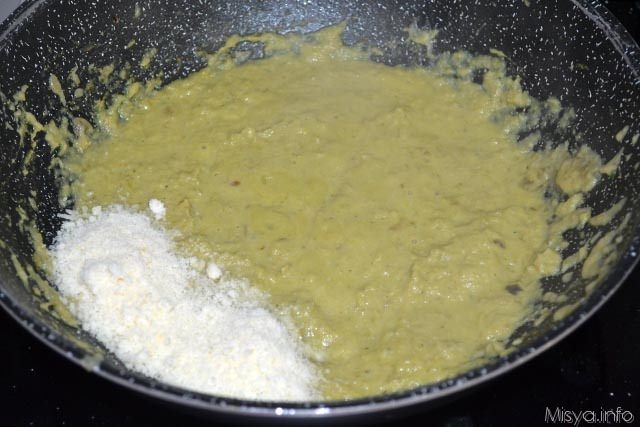Pasta con crema di carciofi 7