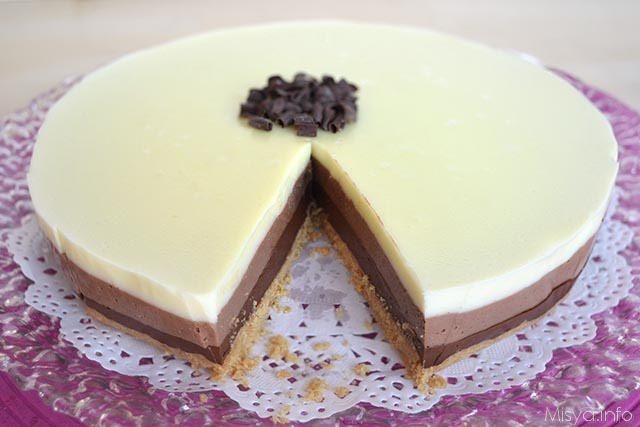 Torta ai tre cioccolati bimby