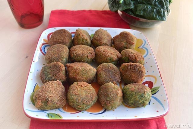 polpette di tacchino e spinaci