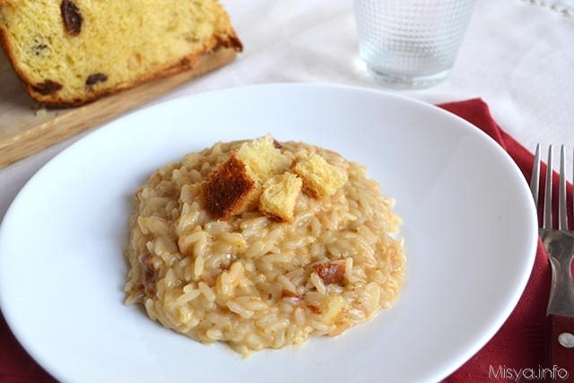 Risotto al panettone