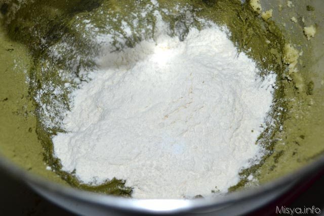 Biscotti al te matcha 5
