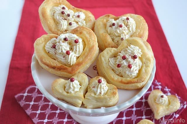 Vol au vent a cuore