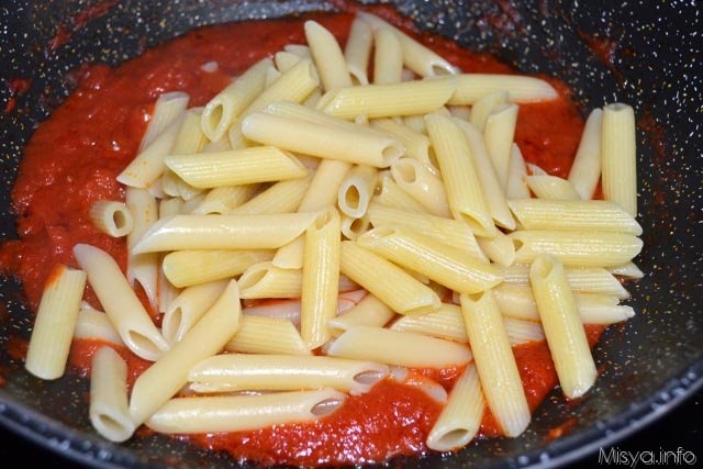 Penne all arrabbiata 5