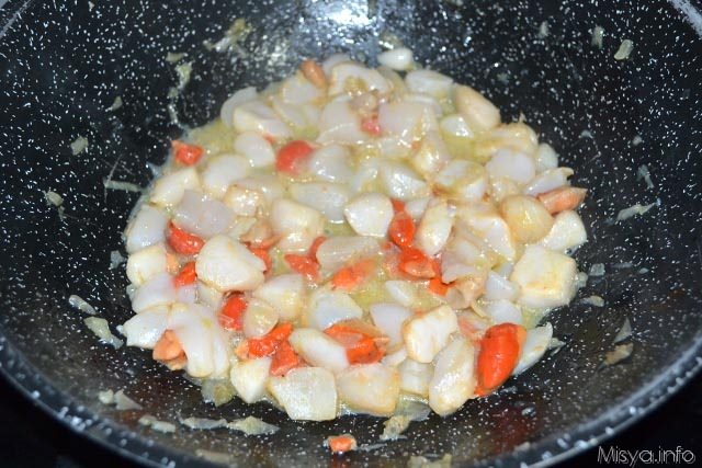 Risotto con capesante 4