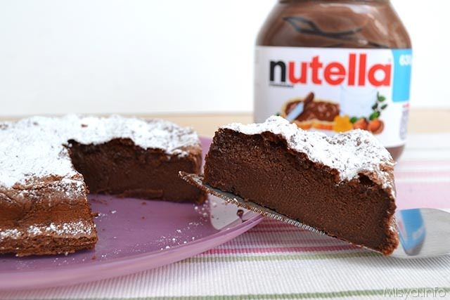 Torta magica alla nutella