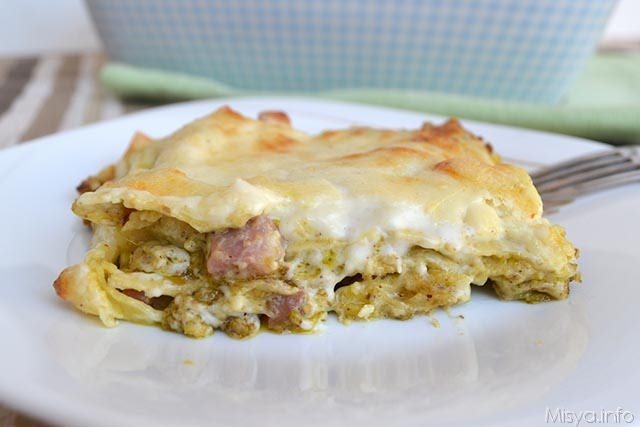 Lasagne al pistacchio