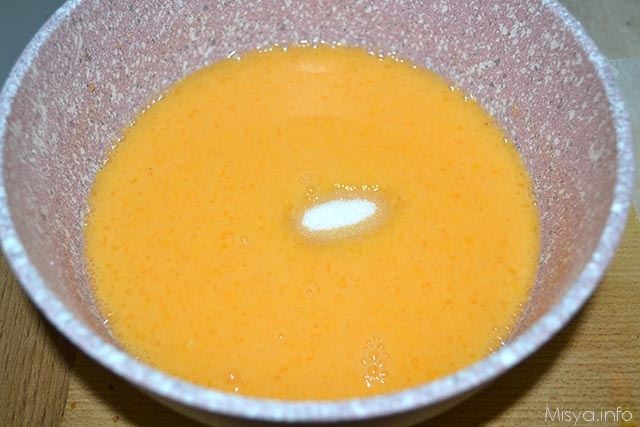 Crema all arancia senza uova 4