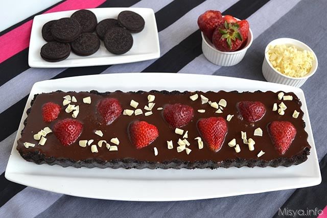Crostata cioccolato e fragole