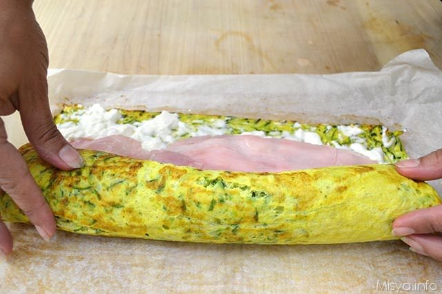 Rotolo di frittata alle zucchine 11