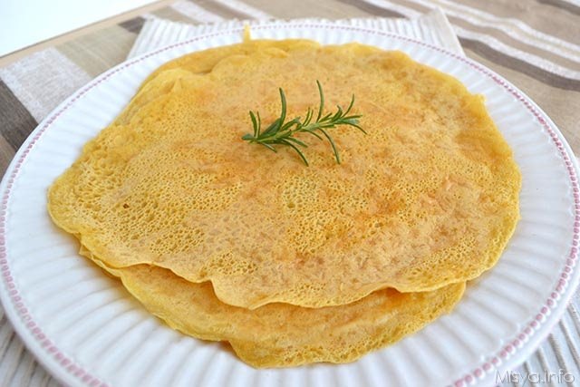 Crepe con farina di ceci