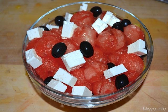 Insalata di anguria e feta 3