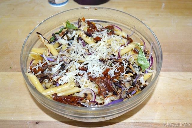 Insalata di pasta alle melanzane 9