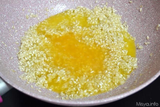 Risotto agli agrumi e gamberi 4
