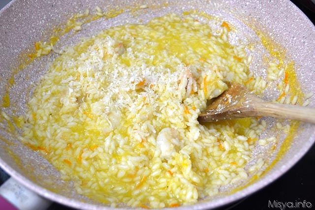 Risotto agli agrumi e gamberi 9