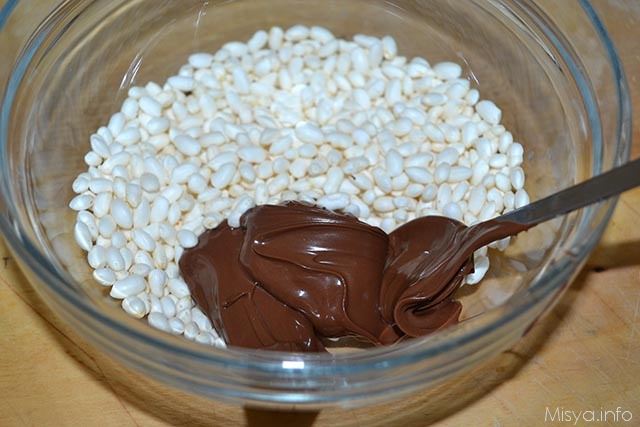 Semifreddo alla nutella e riso soffiato 4