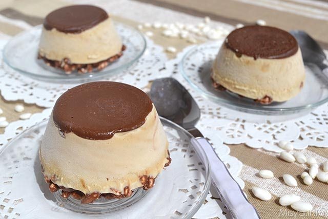 Semifreddo alla nutella e riso soffiato